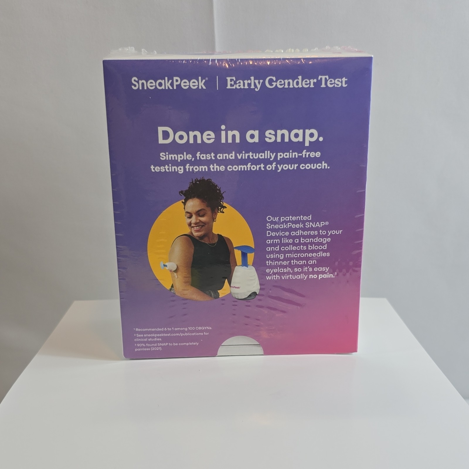 SneakPeek Early Gender Test Home DNA Kit Greater Than 99% Accuracy