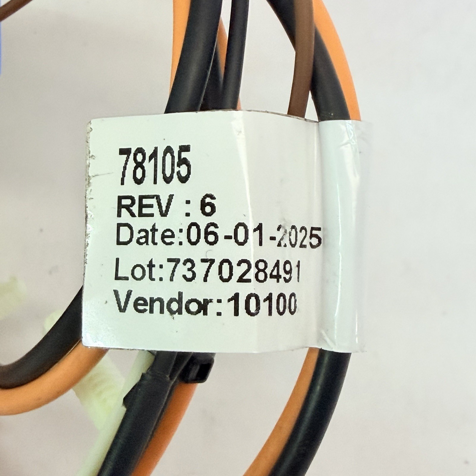 78105 CABLE ASSEMBLY, LONG SPINNER MOTOR