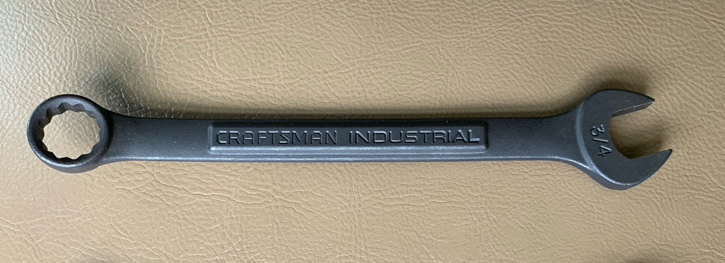 Craftsman Industrial 3/4" Black Oxide Wrench -VA- USA 23650