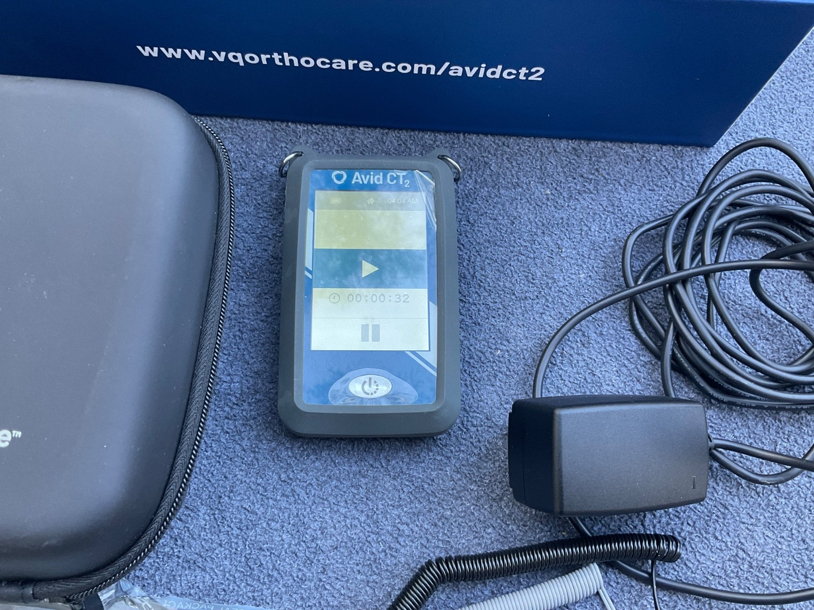 Avid CT2 NMES Biofeedback Therapy + Power Supply, Case – Tested & Working
