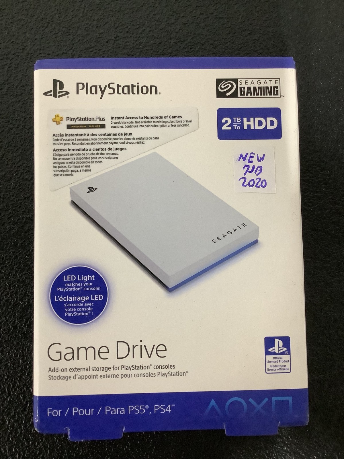 Seagate - Game Drive for PlayStation Consoles 2TB External USB 3.2 Gen 1 Port