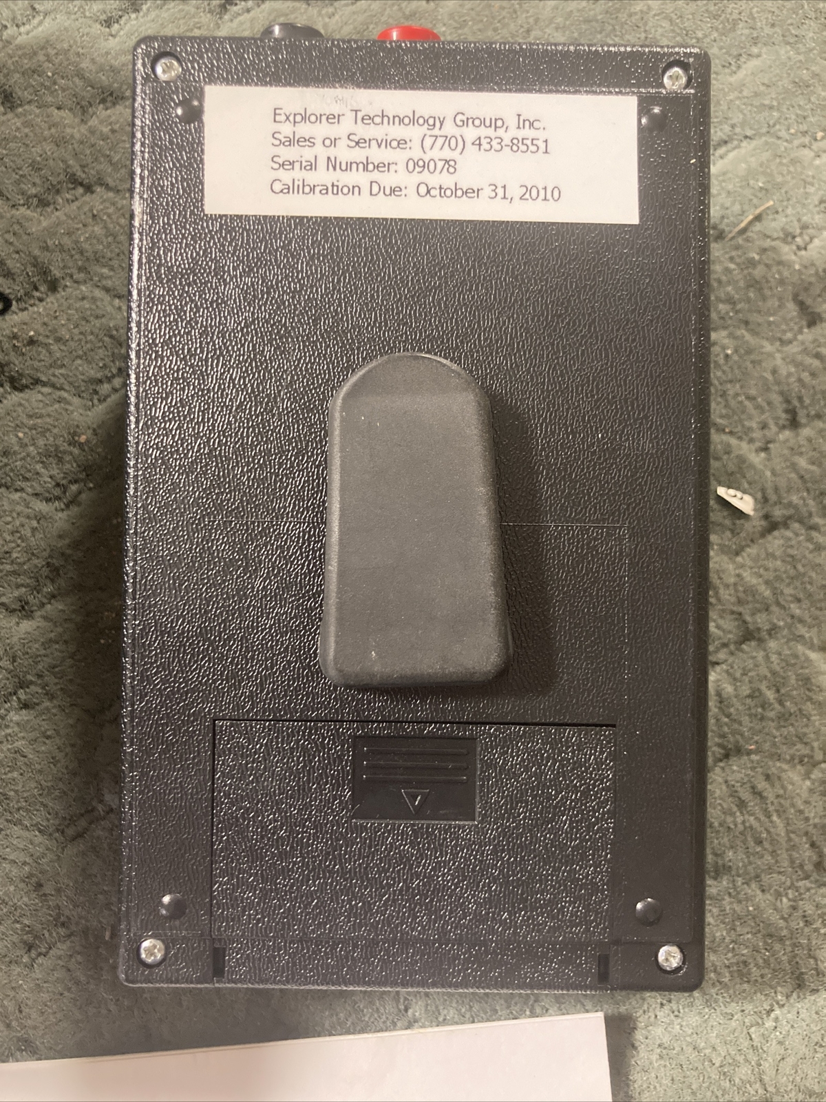 Data Logging Voltmeter Voltlogger With Case DLV-30 Battery Voltage Used