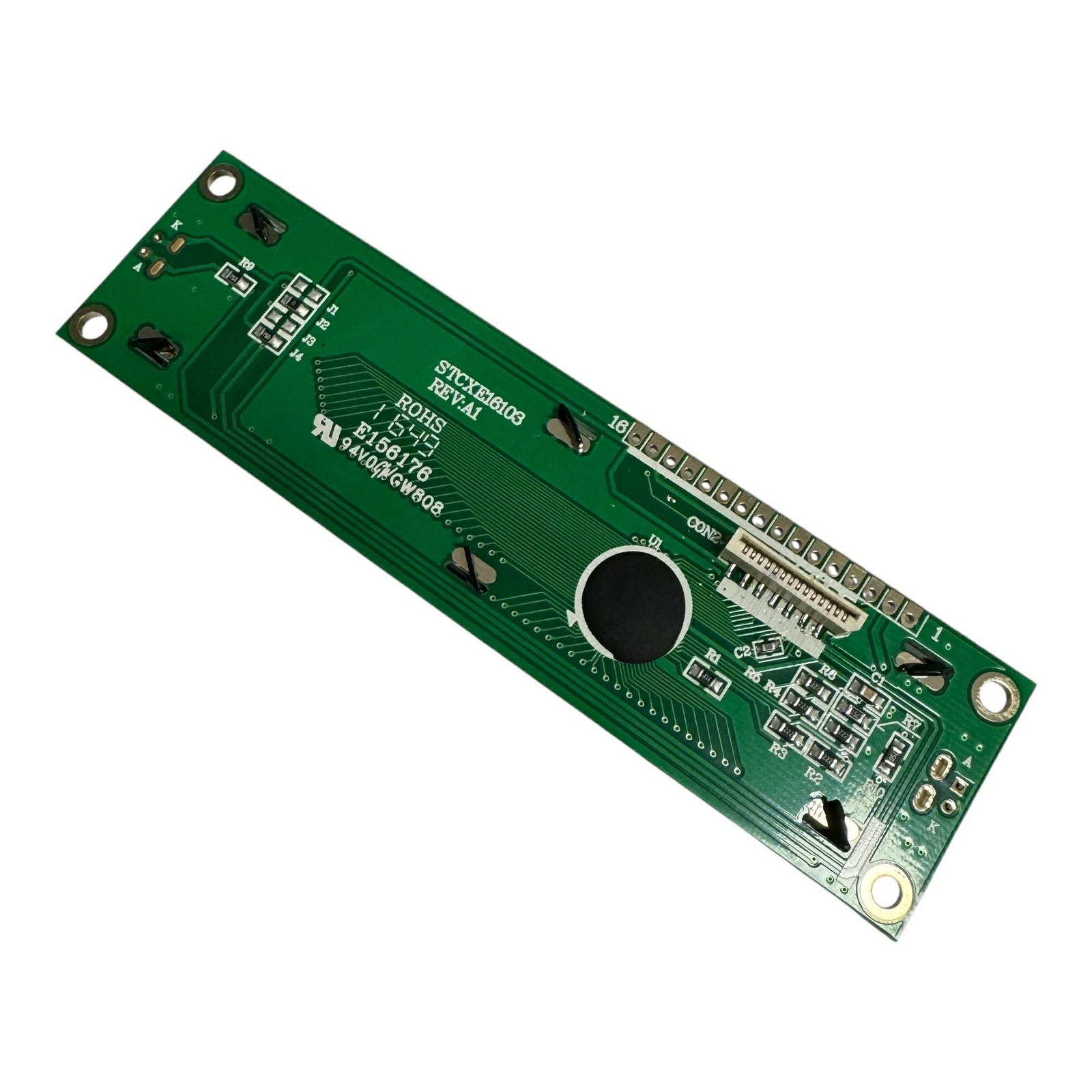 STCXE16103 E156176 LCD Display Module 123x33mm