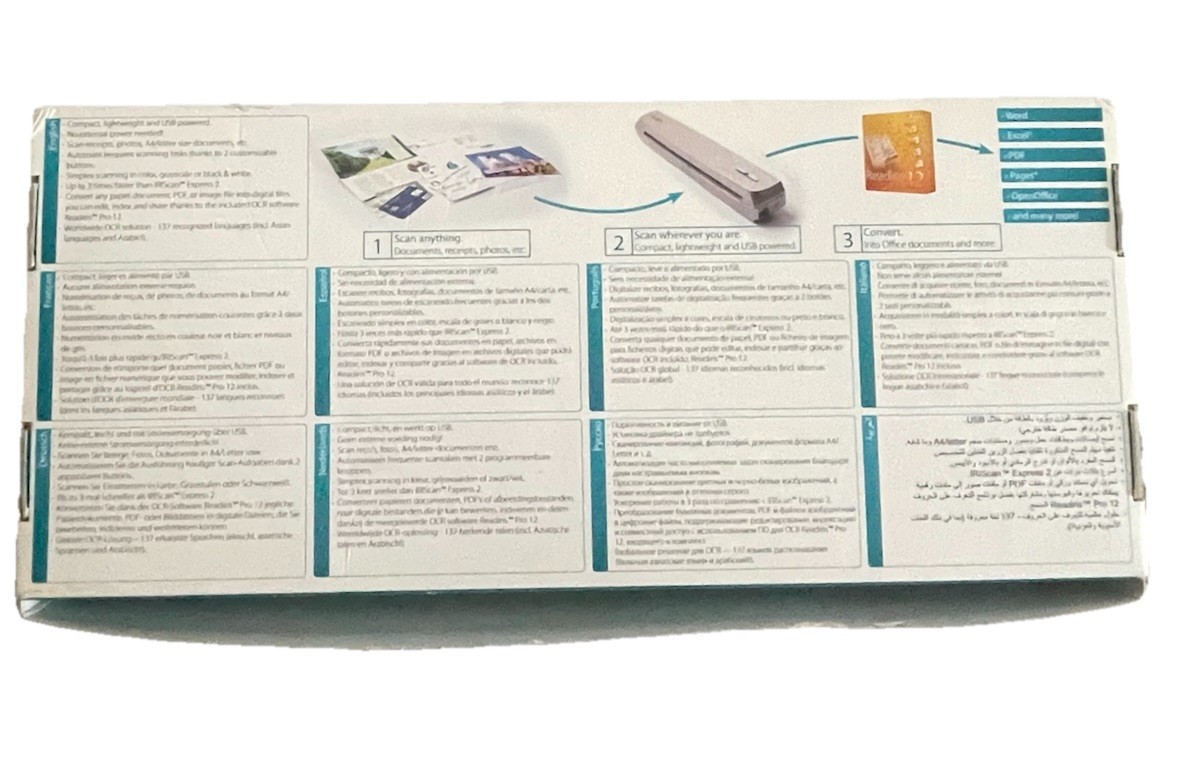 IRIScan Express 3 Portable Document Scanner & OCR Software