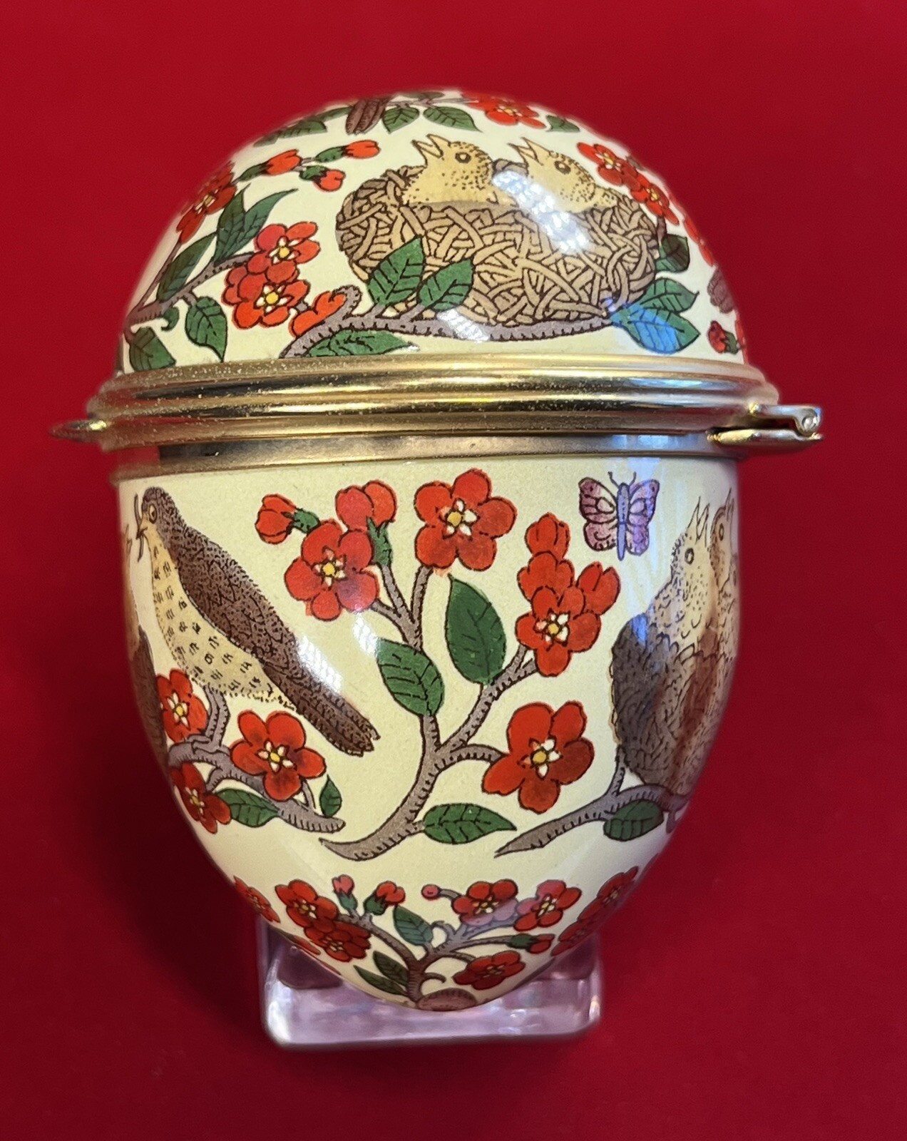 Halcyon Days Enamels Easter 1996 Egg Trinket Box