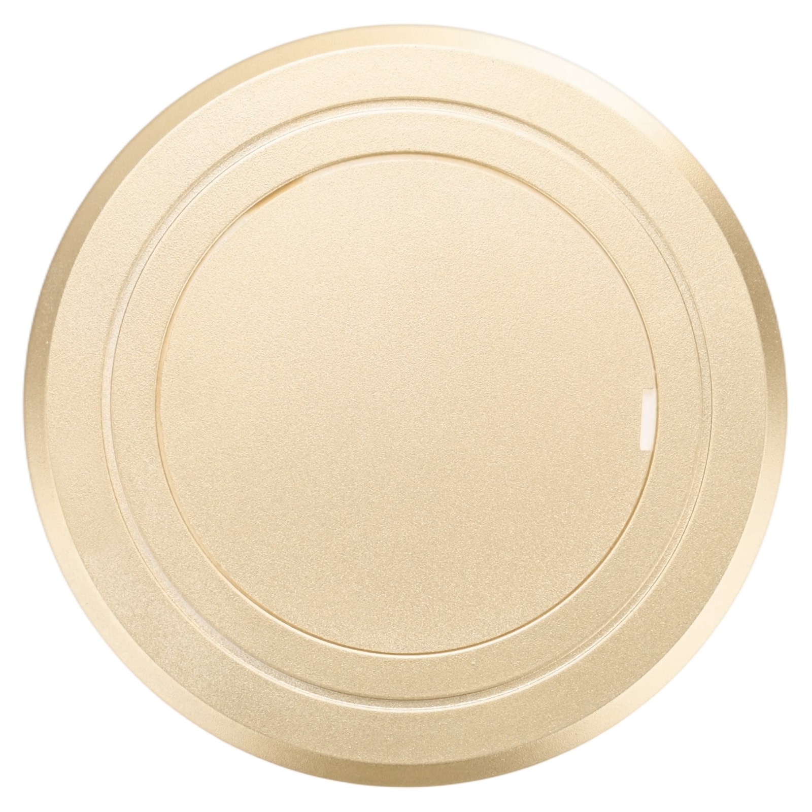 1-Pack Access Panel for Drywall, 3x3 Inch Round Plastic Removable [Gold Tone]