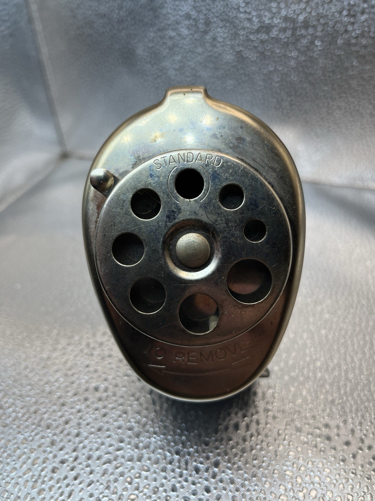 Boston KS Pencil Sharpener 8 Hole Manual Wall / Desk Mount TESTED WORKS