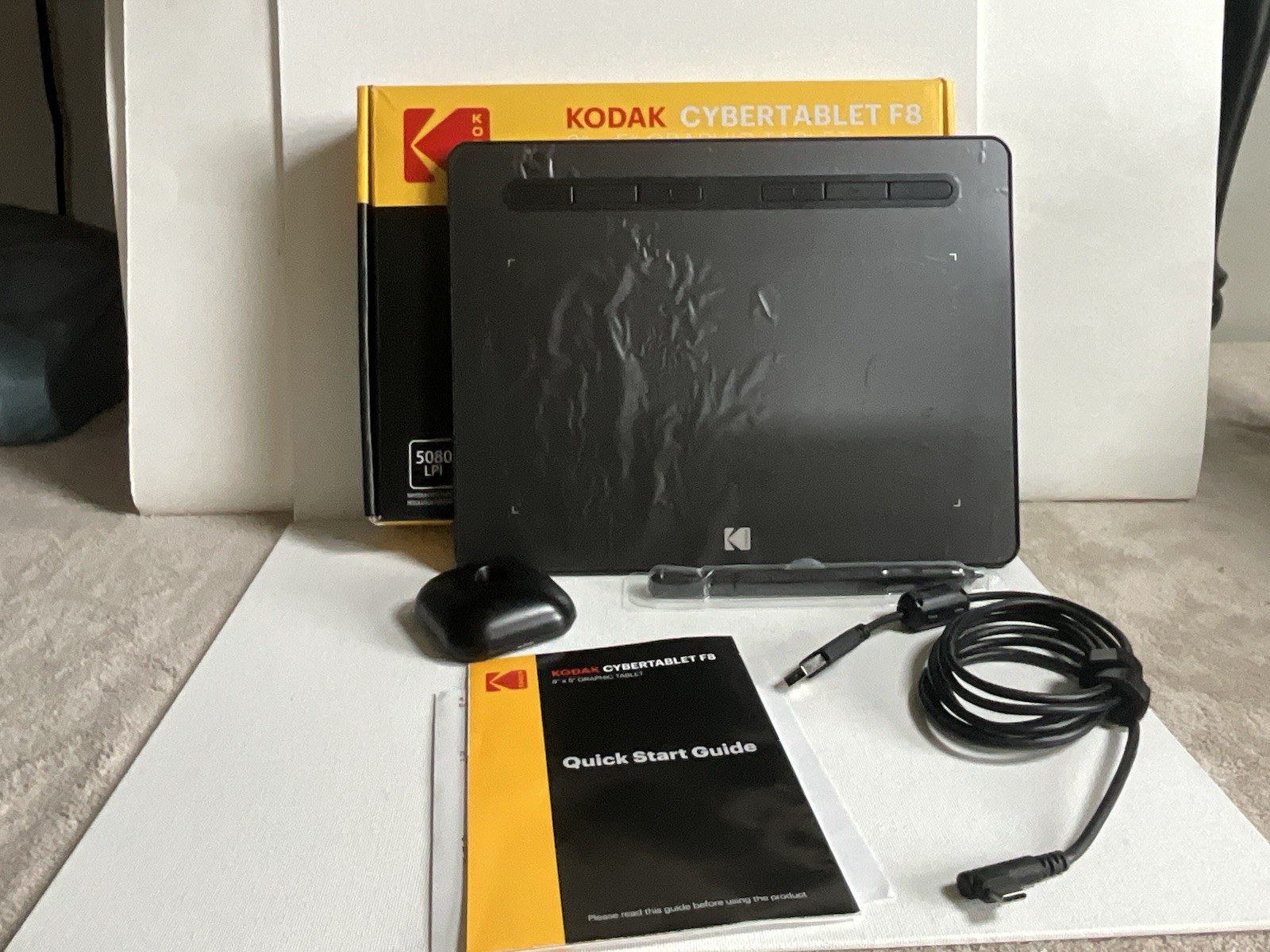 KODAK CYBERTABLET F8 Graphic Tablet 8"x5" NEW in Opened Box