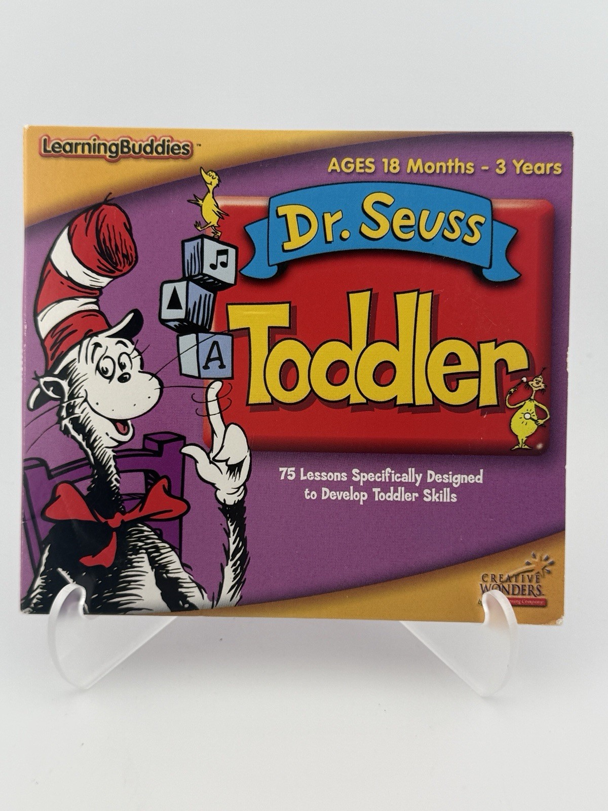 Dr. Seuss Toddler (2 Discs) PC CD ROM ages 18 months To 3 Years 1999 Learning