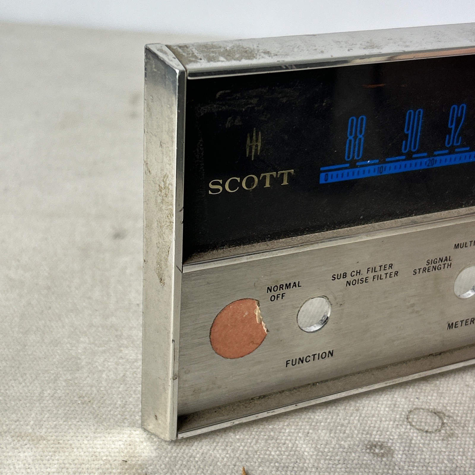 Scott 312-D Tuner Faceplate