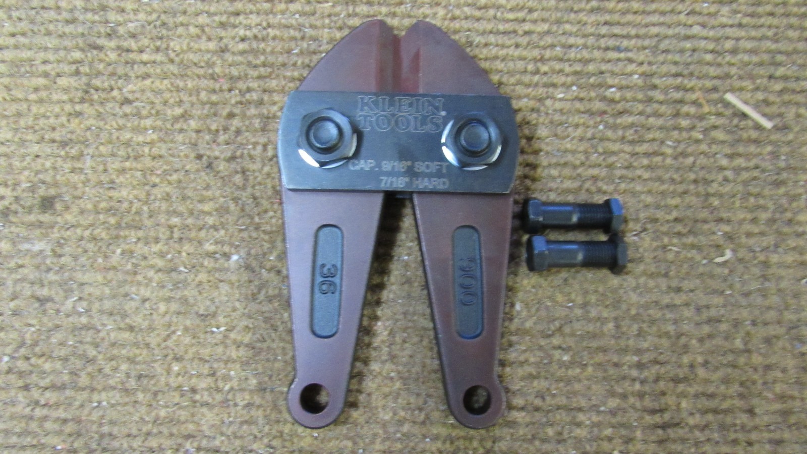 Klein Tools 63836 Bolt Cutter Replacement Blades  Head for 36" Cutter #63336