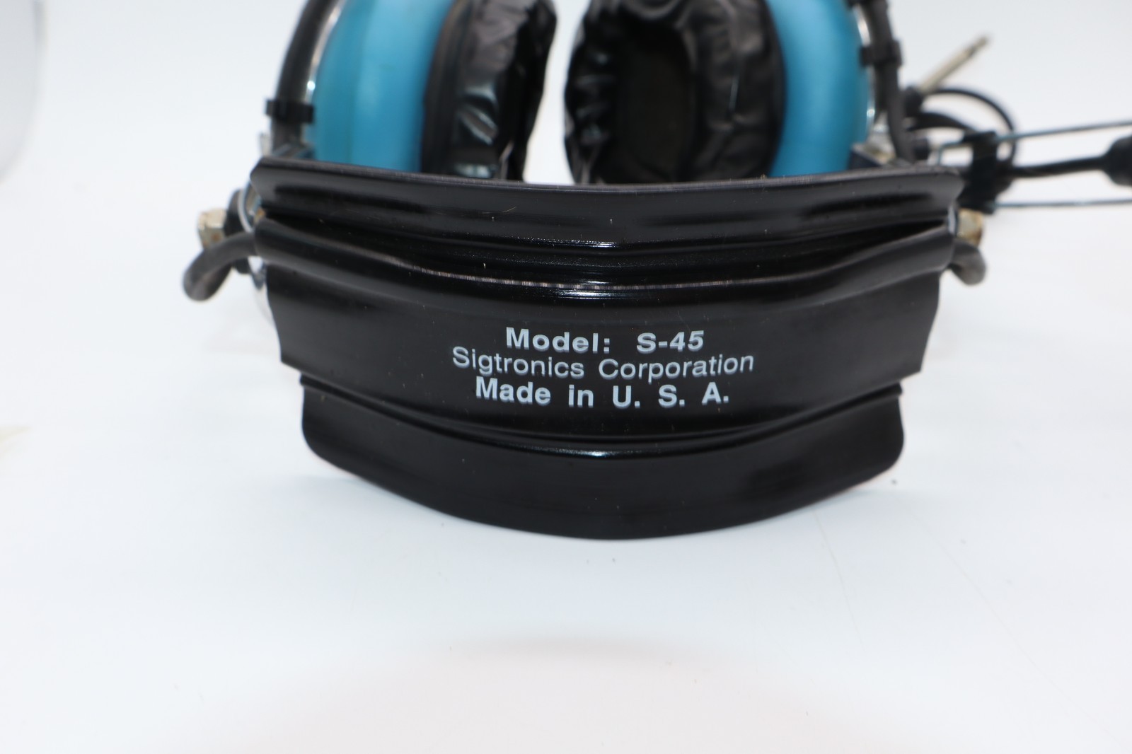 Sigtronics Headset with Microphone and Earpads | Model S-45 | Used
