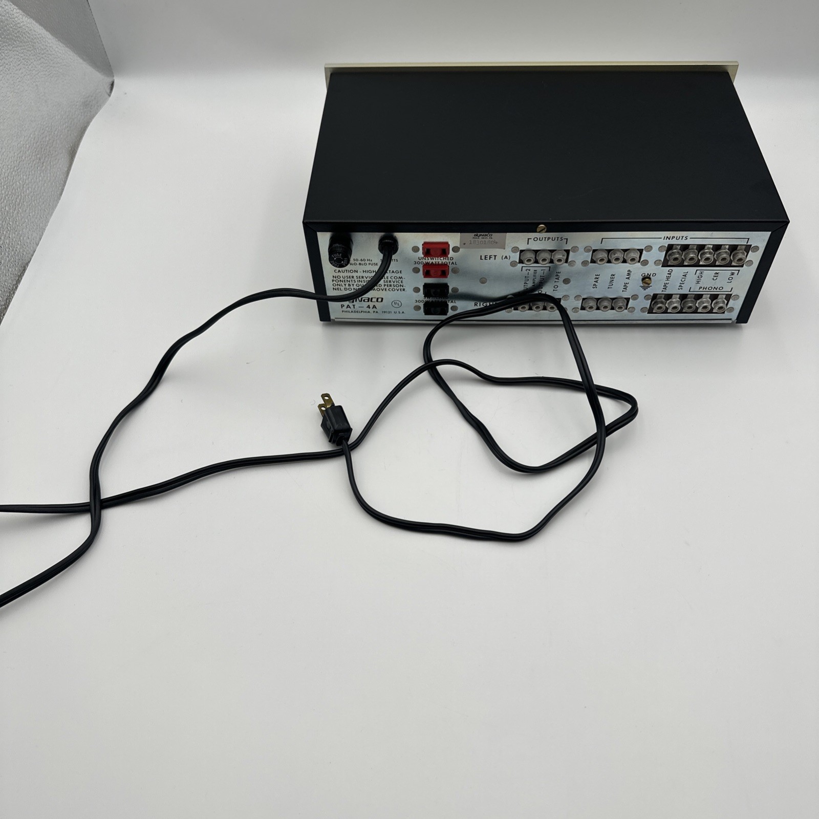 Dynaco PAT-4 Stereo Preamplifier - Gold Tested Working