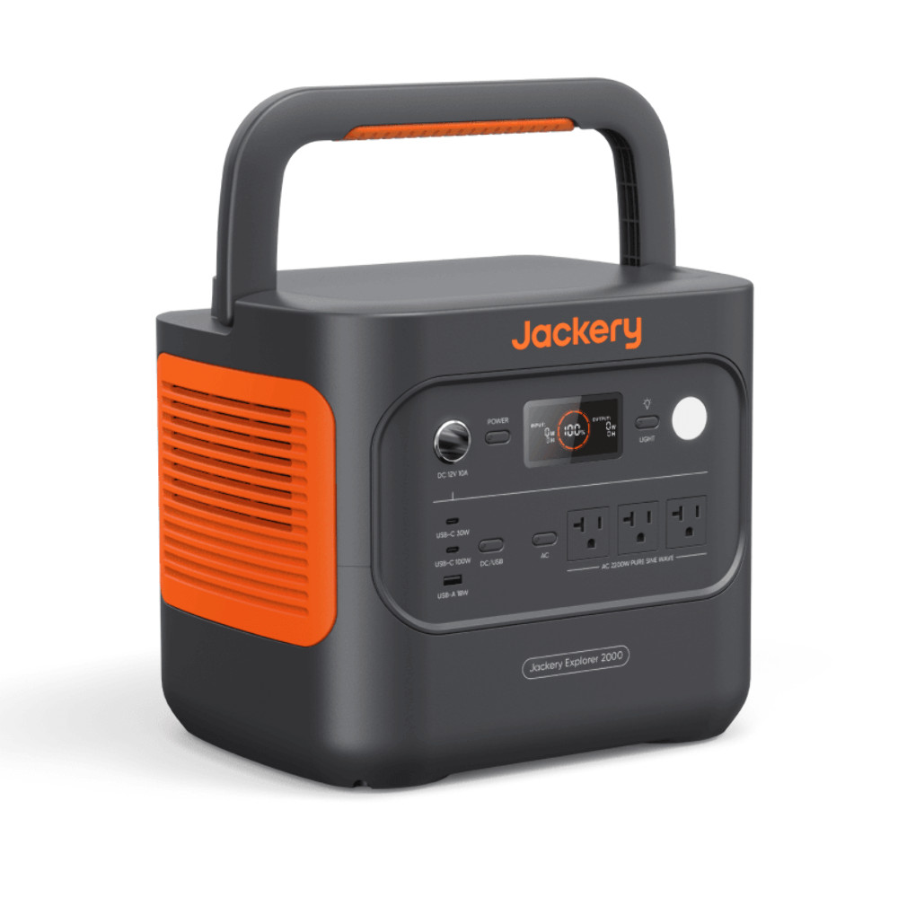 Jackery Explorer 2000 v2 Portable Power Station 2042Wh 400W Solar Input