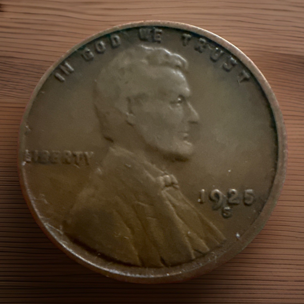 1925-S Lincoln Wheat Cent “Sold As Pictured” Fast Shipping #2410