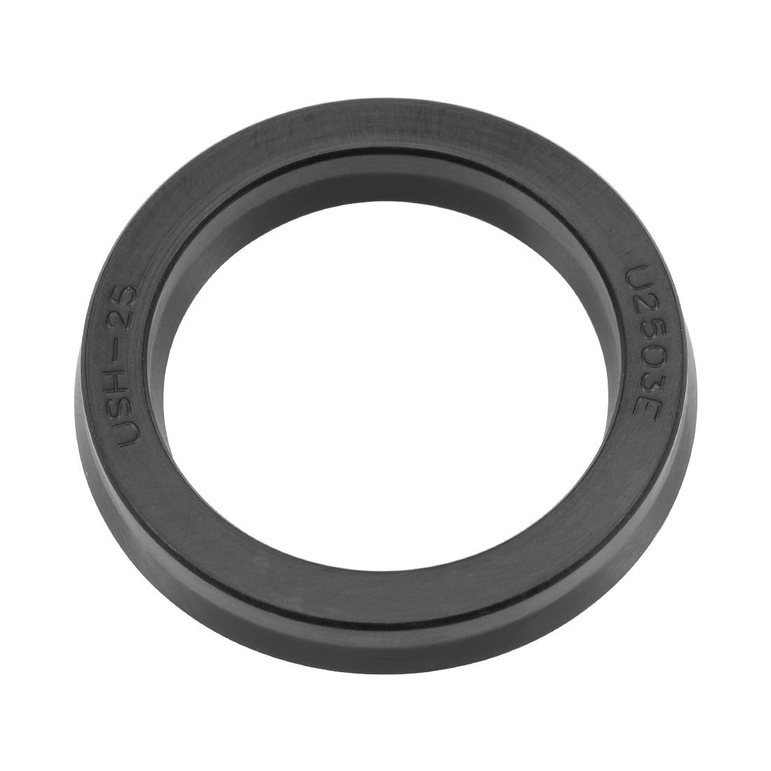 uxcell Hydraulic Seal, Piston Shaft USH Oil Sealing 25mmx33mmx5mm, Black