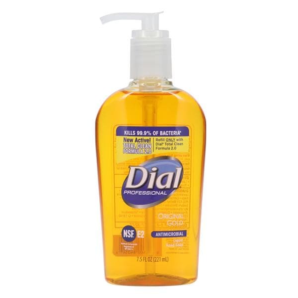 Dial 2340084014 Gold Liquid Hand Soap Antibacterial Pump 7.5 oz
