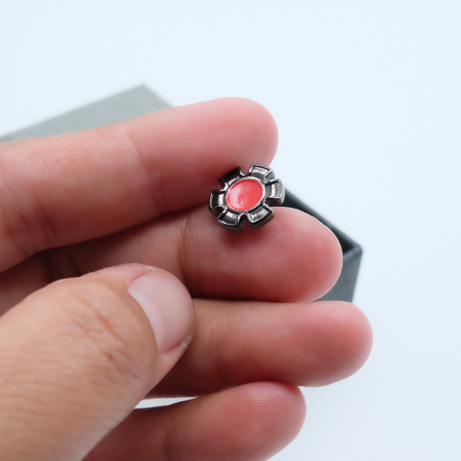 cam-in Soft Shutter Release Button Creative Red Flower Design