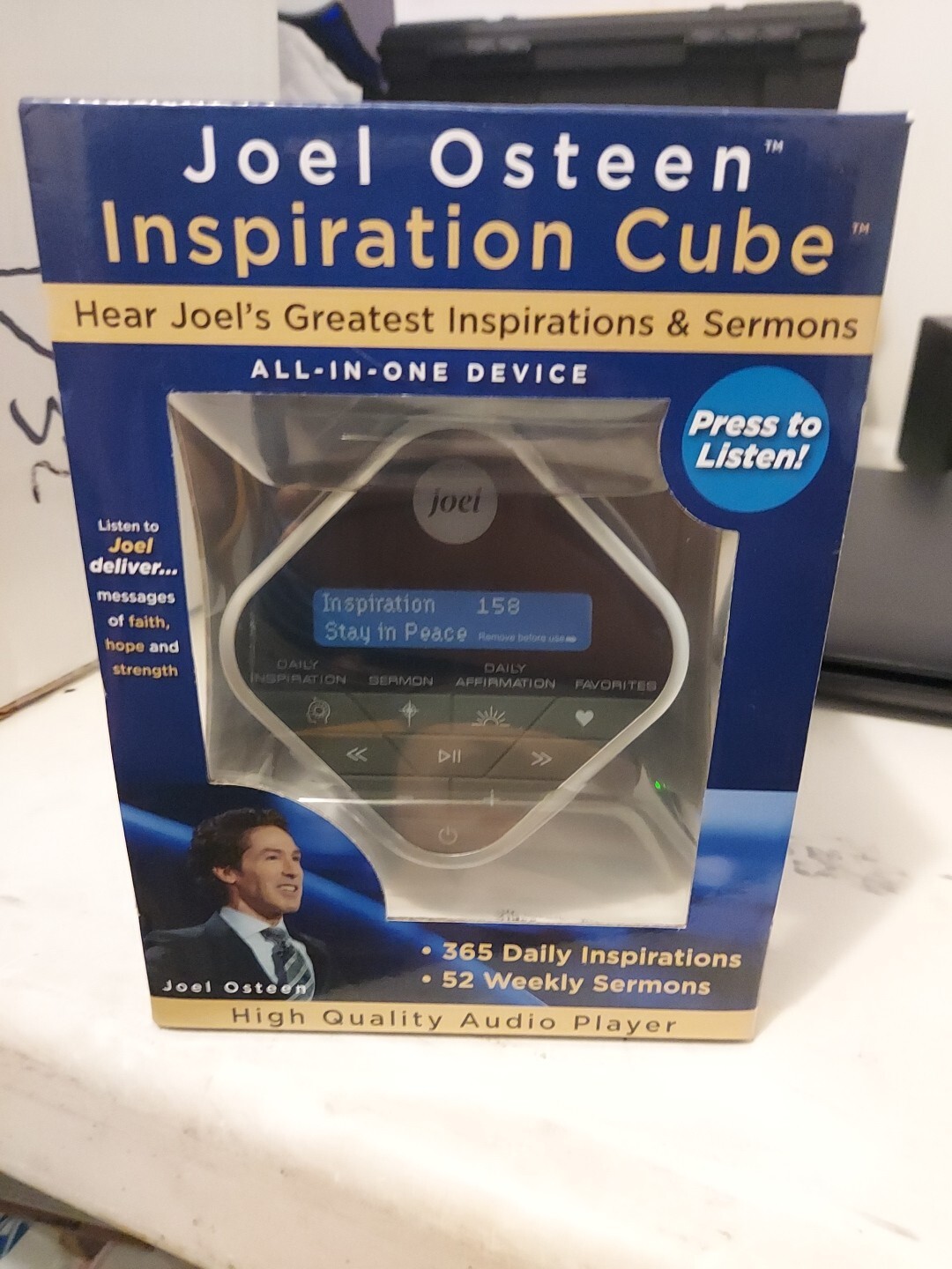 Joel Osteen Joel Osteen Inspiration Audio Cube With Sermons and Affirmations