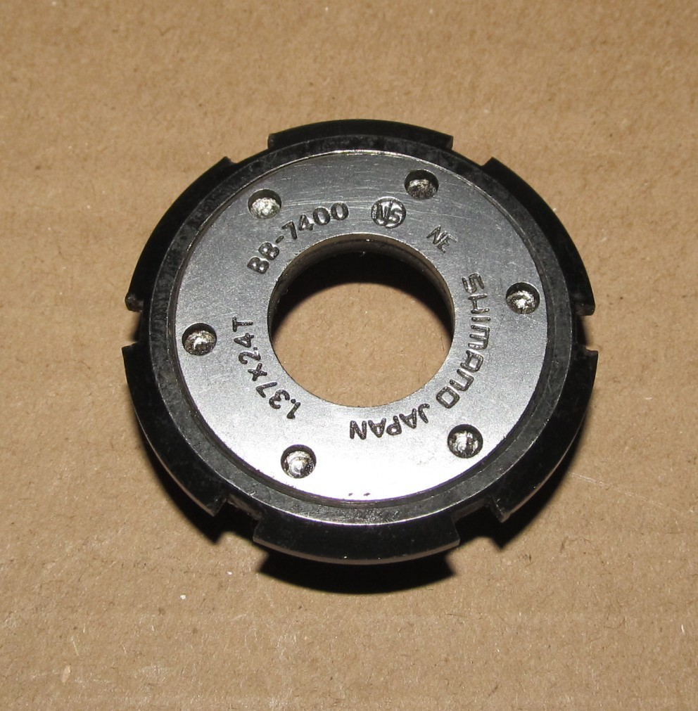 Shimano Dura Ace BB-7400 Adjustable Bottom Bracket Cup NJS Stamped 1.37 x 24t