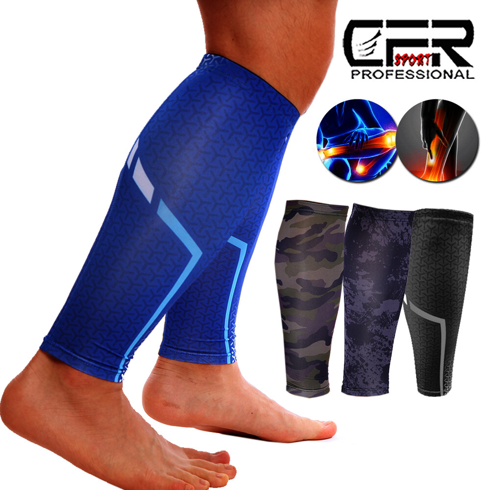 Compression Socks Calf Sleeve Leg Support Brace 15-20mmHg Circulation Men Women