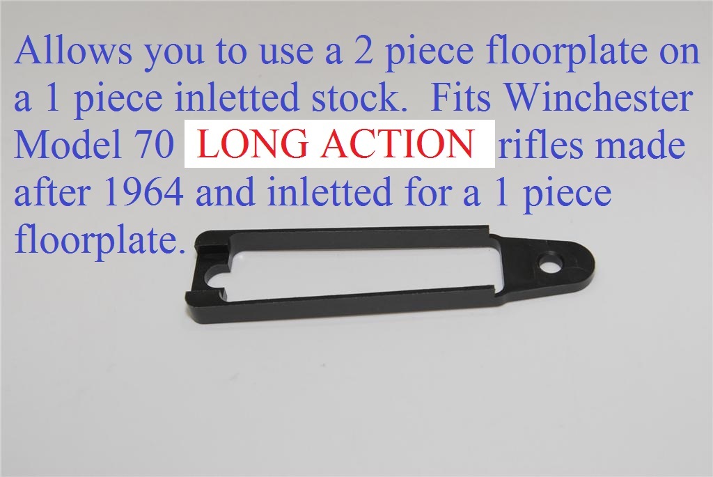 Rifle Floor plate Conversion Fits Winchester Model 70  Long Action L/A Gun Part