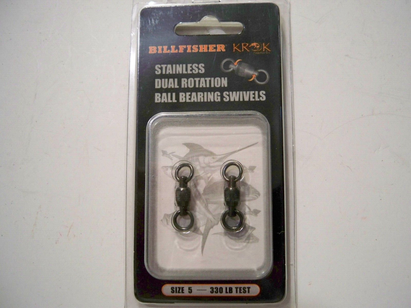 DUAL ROTATION STAINLESS STEEL BALL BEARING SWIVELS - SIZE 5