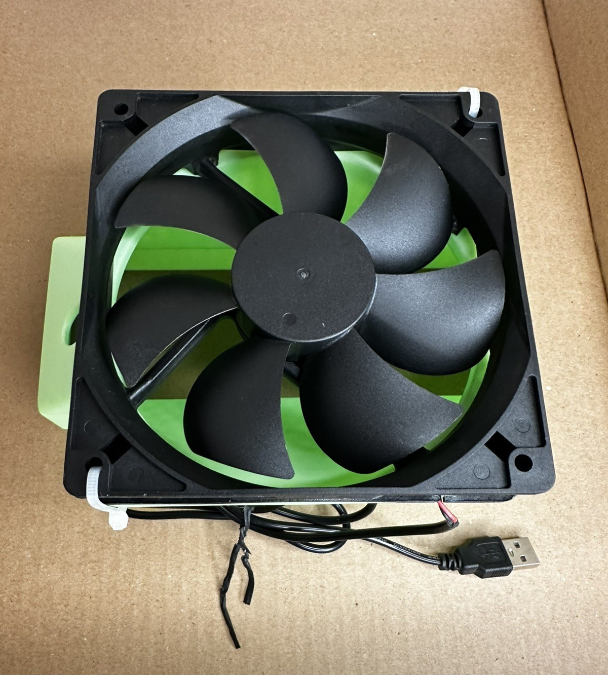 Iceriver KS0 Pro 120mm Forced Air Fan Shroud Cooling - 3D Printed - 5V 120mm Fan