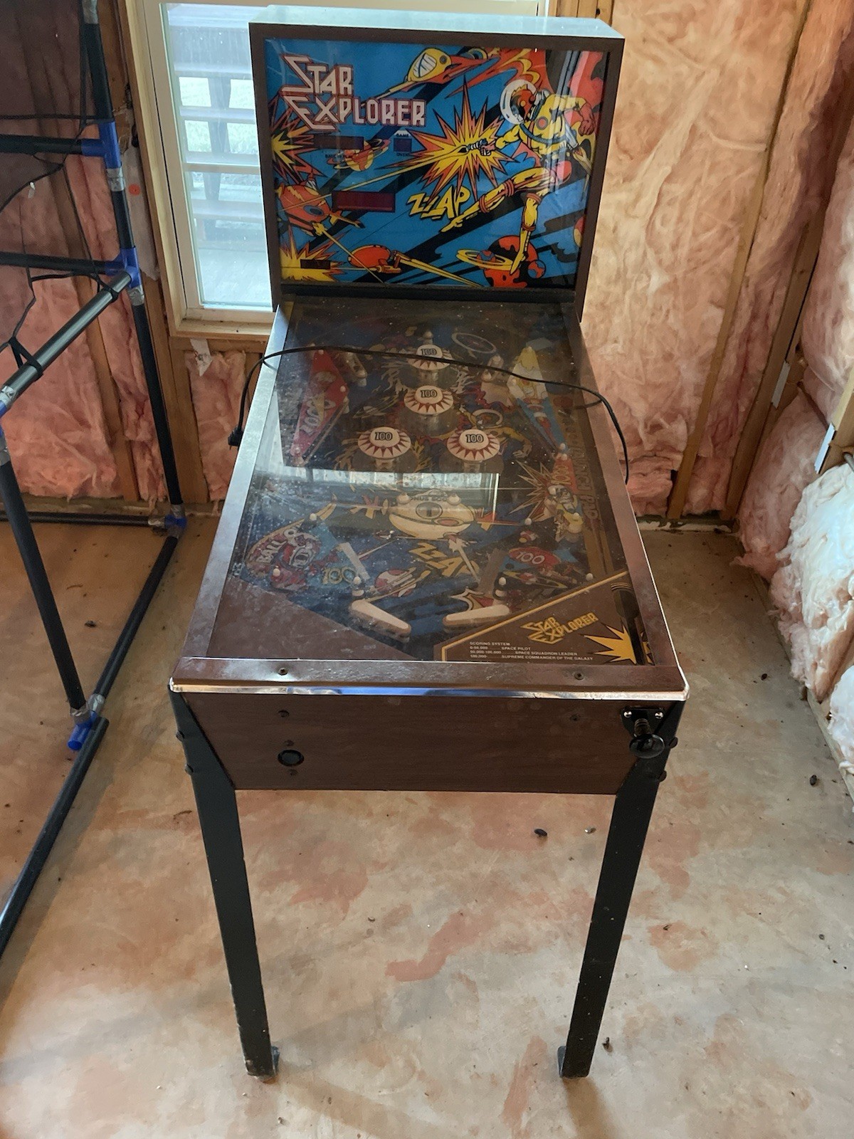 Vintage Star Explorer Pinball Machine