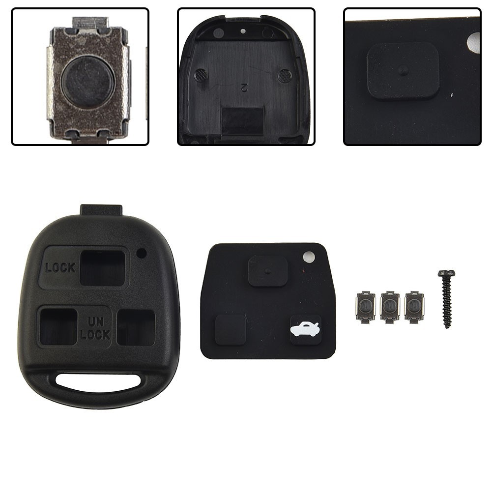 For Toyota For Land High Quality Cruiser Car Remote Key Button Pad Shell Case