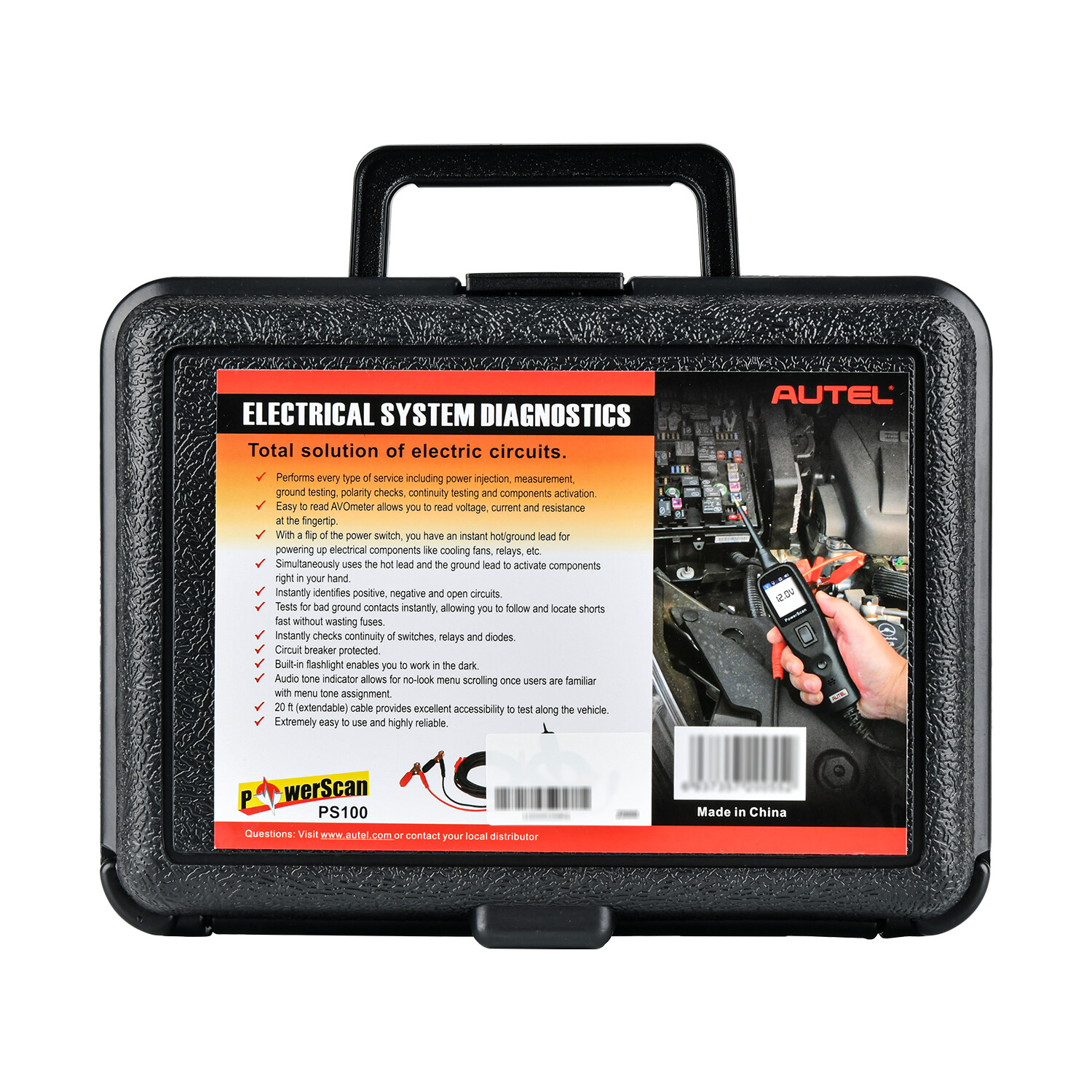 2025 Autel Powerscan PS100 Automotive Electrical Circuit System Diagnosis Tool