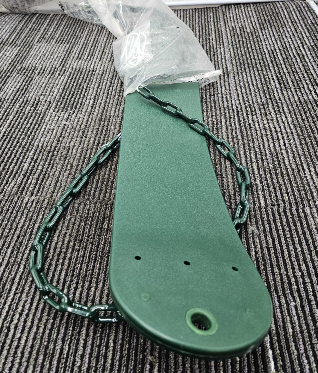 Green Regular Duty Swing Seat Weight Limit 115LB For NE 4518 3-10 Years Age