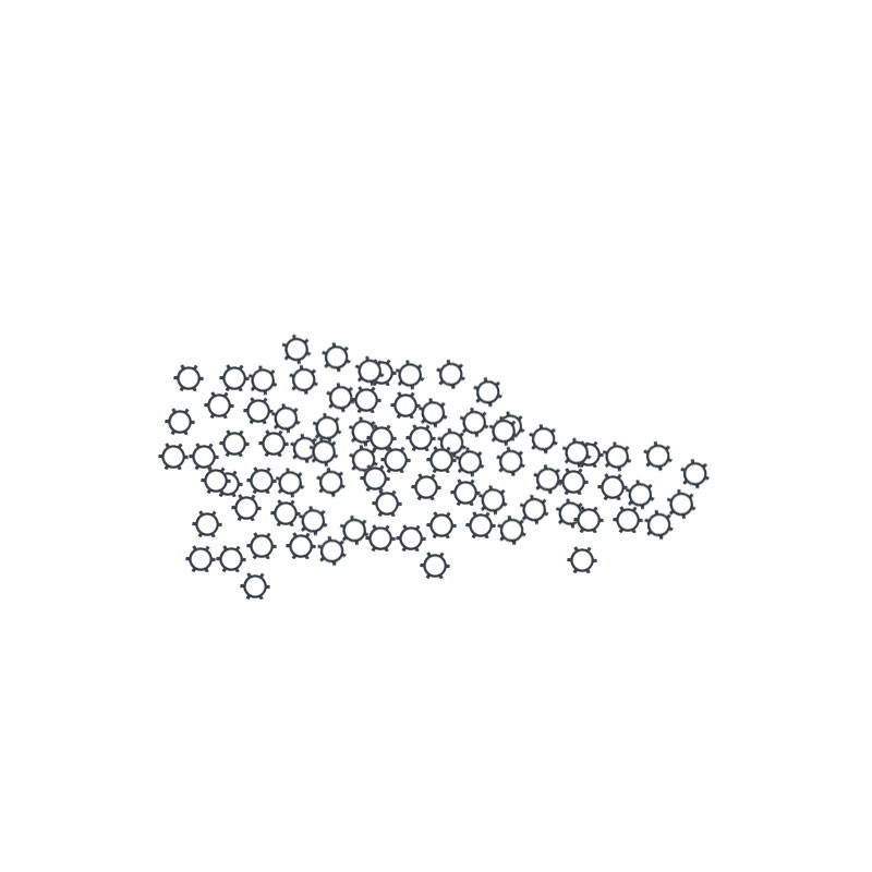 03314 Compatible Star Washer for Bird/Bio-Med Devices 3800 (100Pcs)