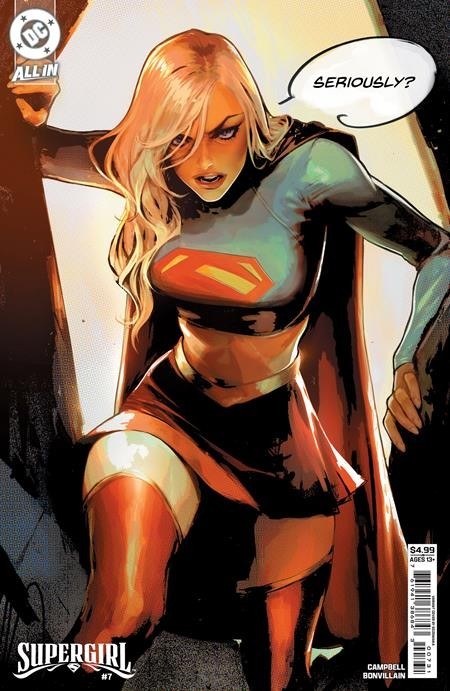 Supergirl #7 CVR B Sozomaika Card Stock Variant Cover 11/12 DC Comics