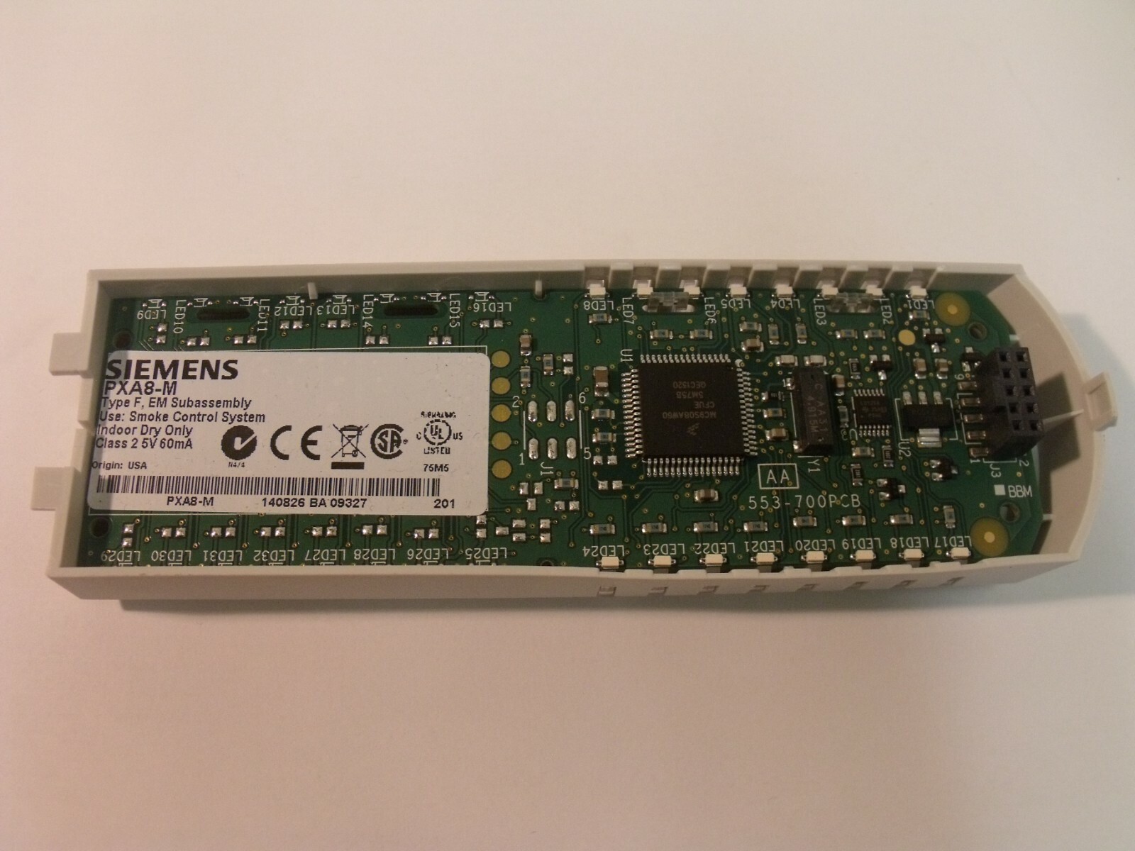 NIB Siemens PXA8-M Hand-Off-Auto (HOA) Accessory for PXC Compact Controller