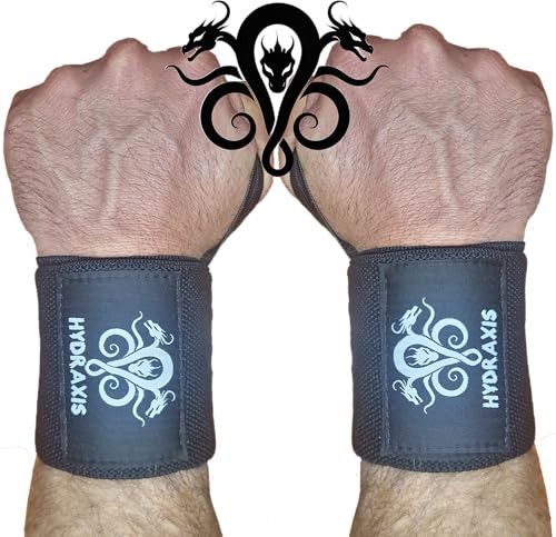Weightlifting Wrist Wraps 18" Professional Quality Wrist Support with Heavy