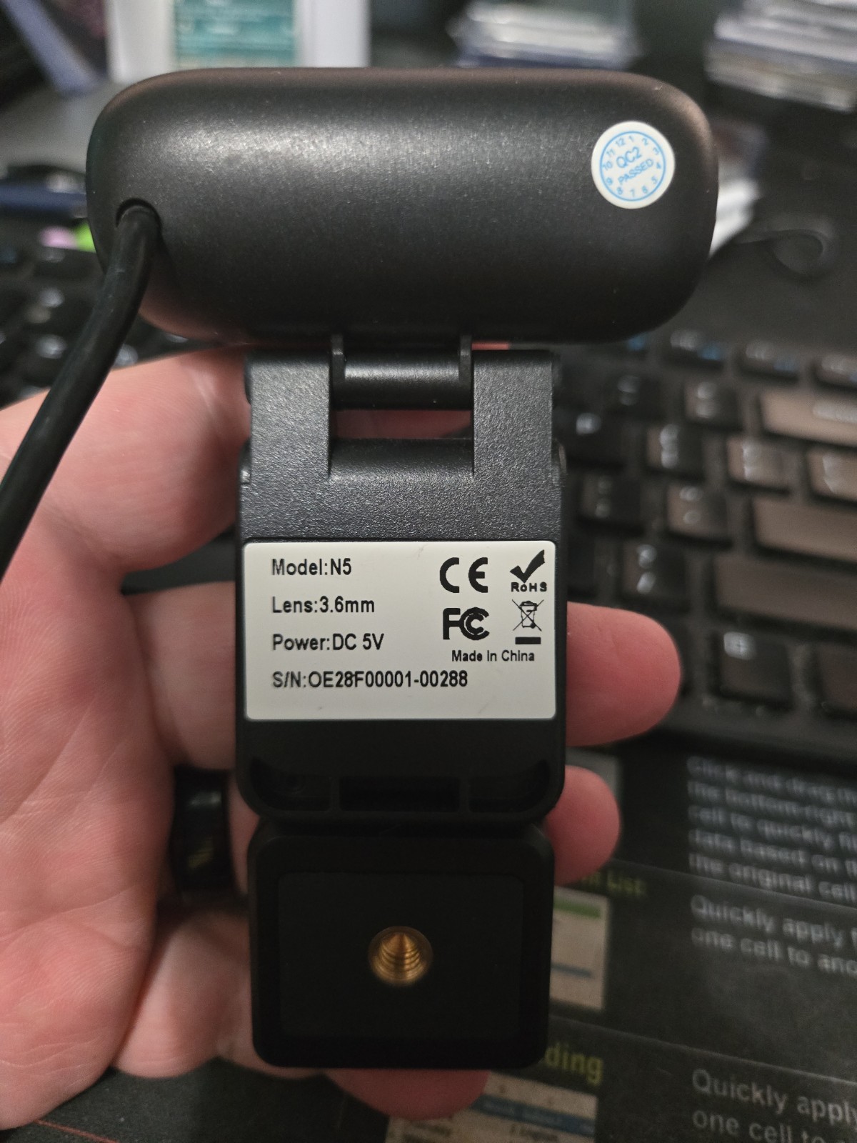 Webcam Model:N5 1080p