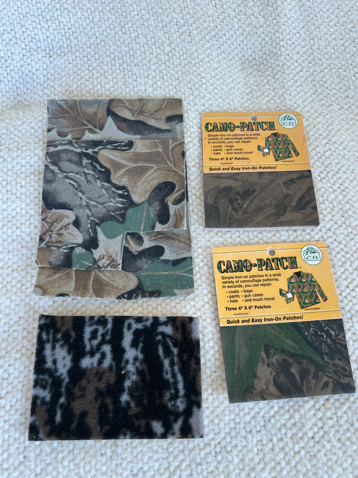Camouflage Fuzzy Silencing Pads and Patches