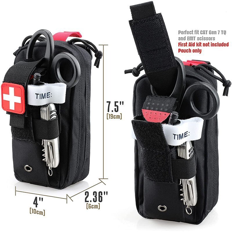 US Tactical MOLLE Medical Pouch Survival Bag Outdoor Hunting EMT First Aid Pouch