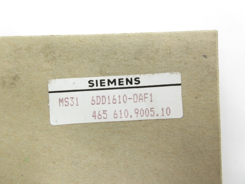 SIEMENS 6DD1610-0AF1 NSMP
