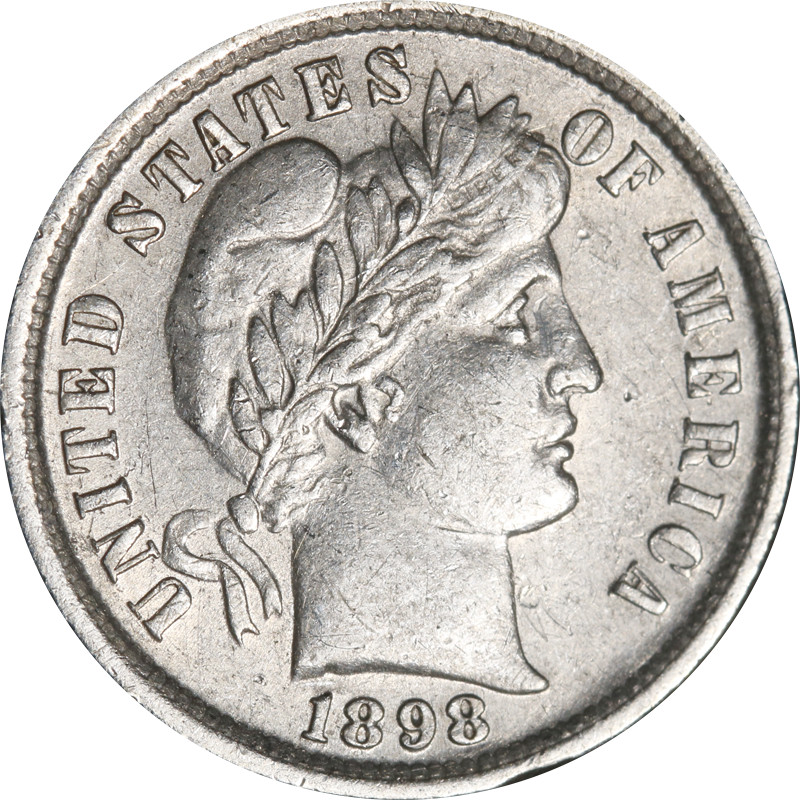 1898-P Barber Dime