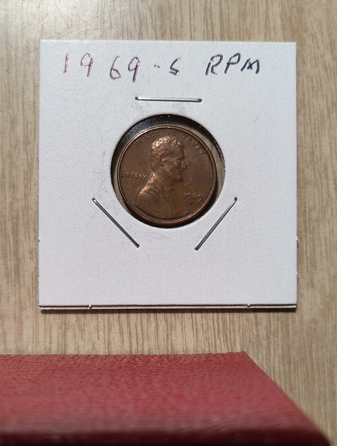 1969 S Lincoln Penny RPM Error