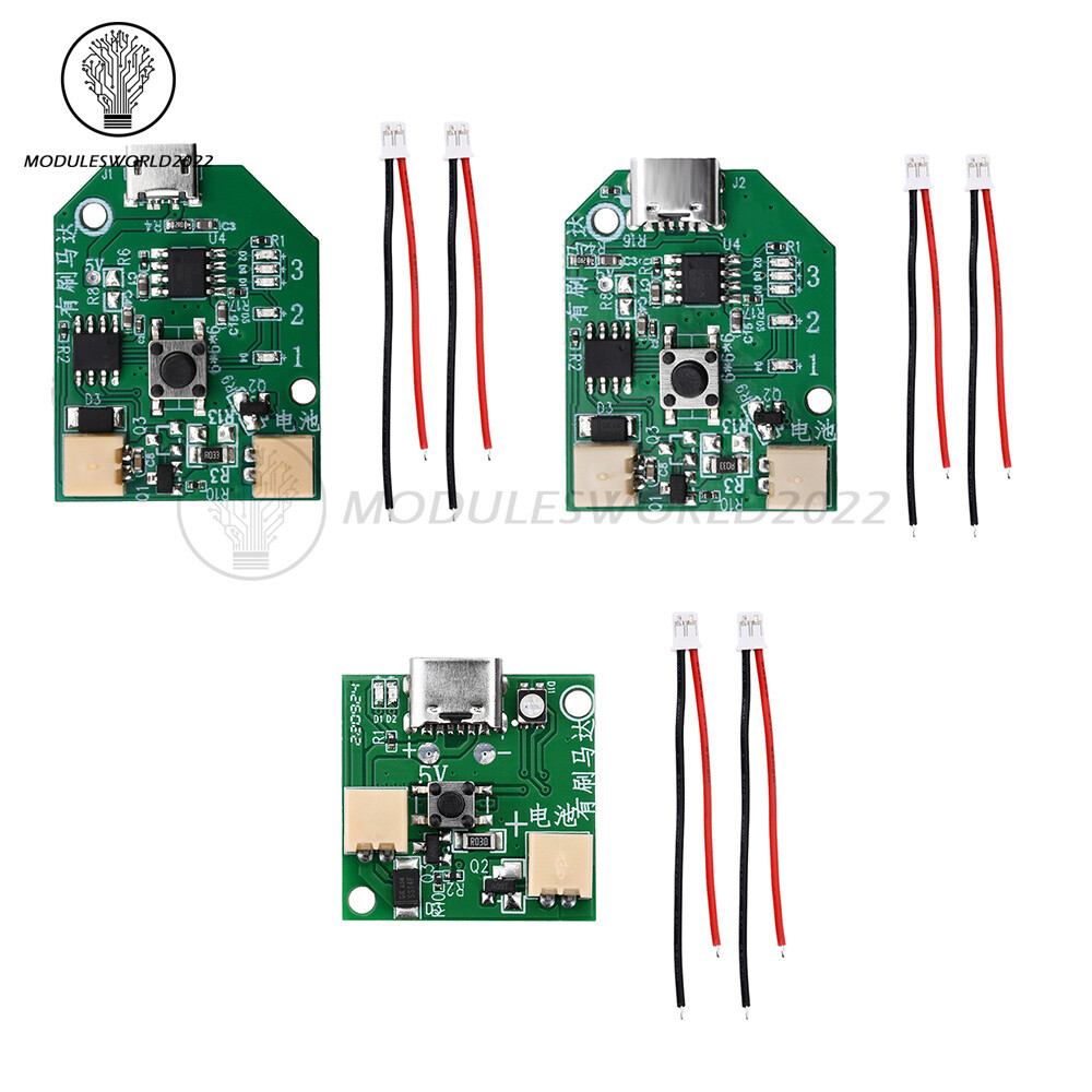 3.7V Universal USB Rechargeable Small Fan Circuit Board Mobile Fan Control Board