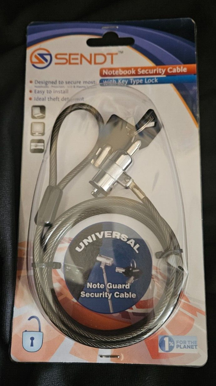 Sendt Notebook Security Cable- (15220-15222, 15224)
