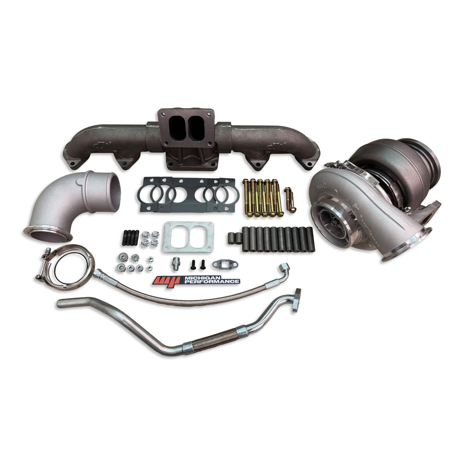 ISX T6 MI Performance Manifold Exhaust Cummins ISX CM570 Install Kit
