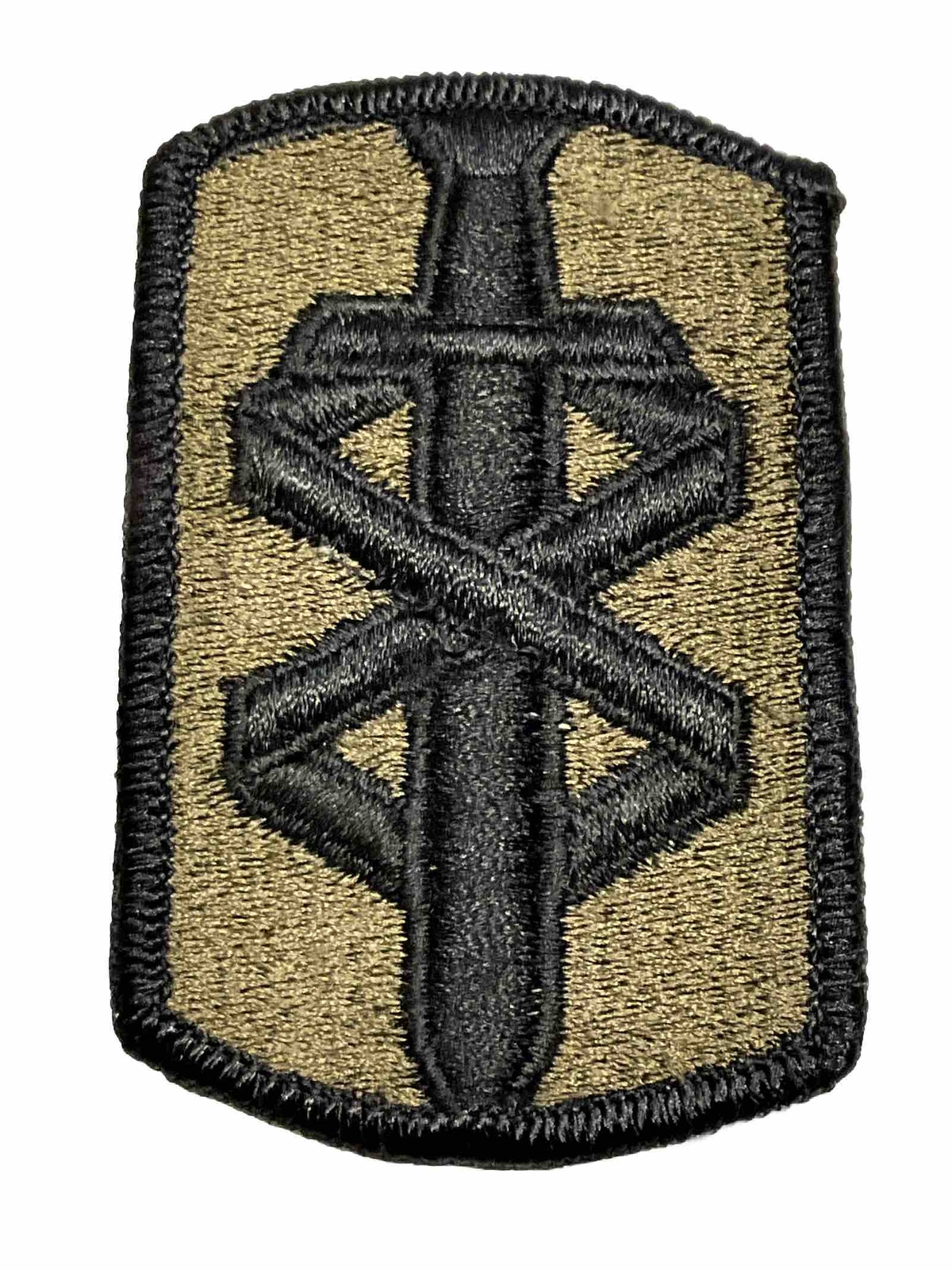 Vietnam Era U.S. Army 18th Medical Brigade Subdued Merrow Edge Patch