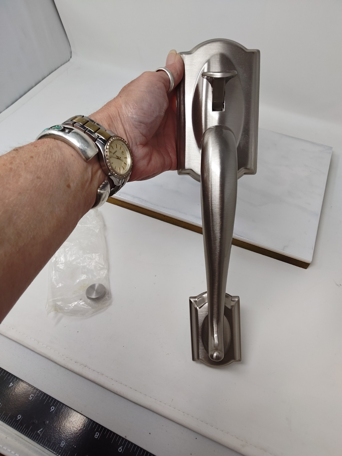 Schlage Camelot entry door handleset