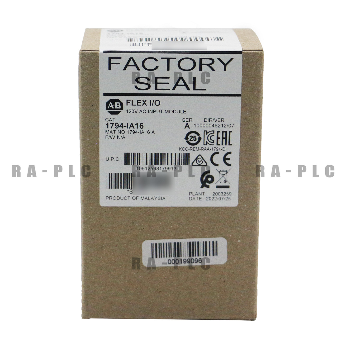 New Allen Bradley 1794-IA16 Flex 16 Point Digital Input Module SER A