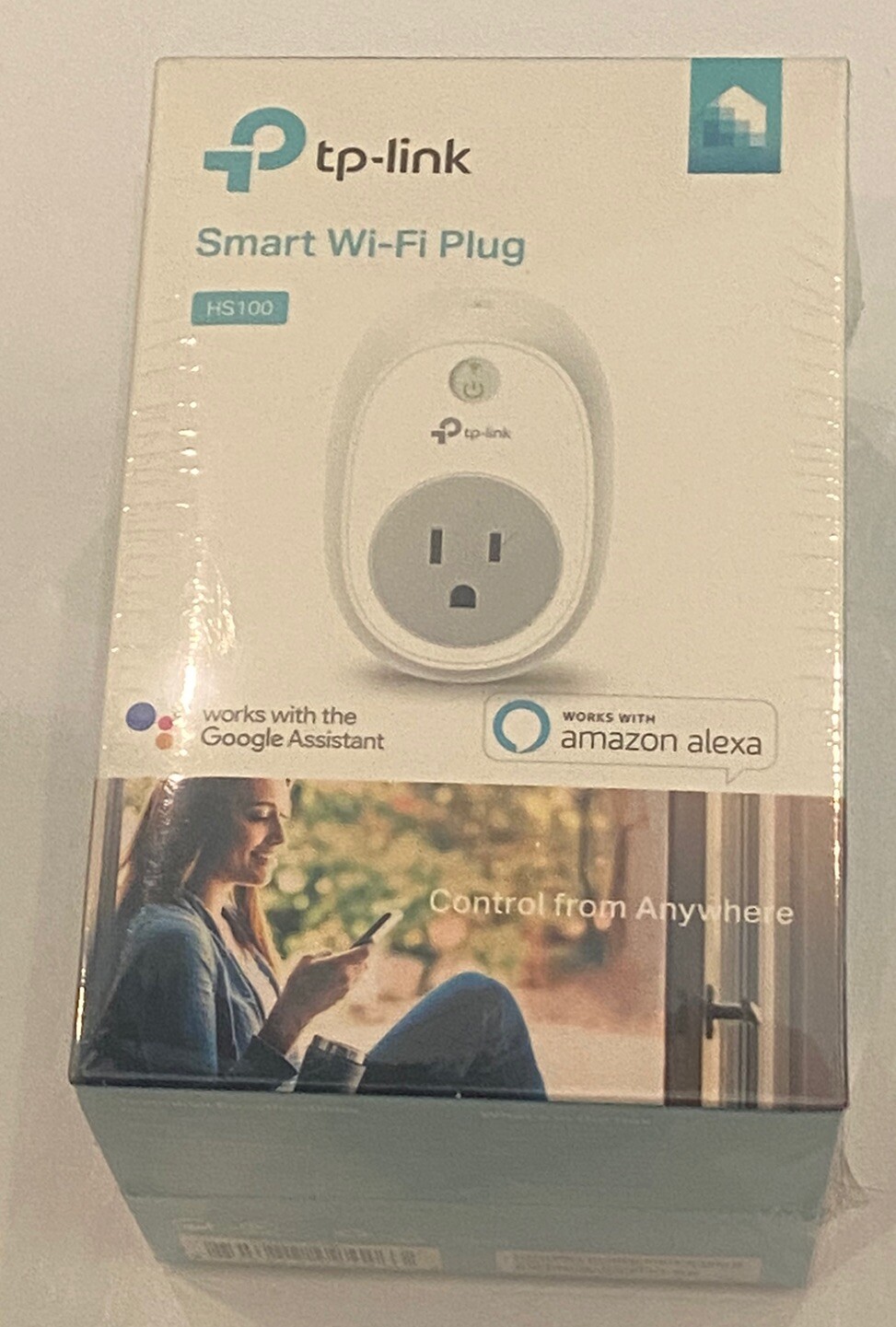 Smart WiFi Plug TP-Link HS100 V2.0 for Remote Control - No Hub Needed