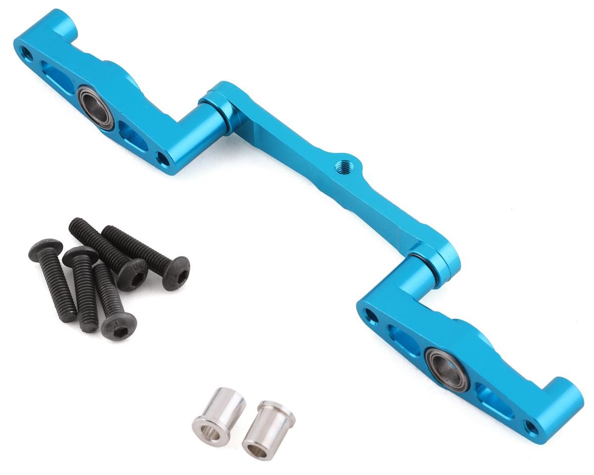 Yeah Racing Tamiya TT-02/TT-02B Aluminum Steering Rack (Blue) [YEA-TT02-042BU]